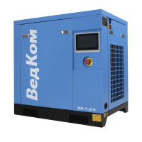 Винтовой компрессор с частотным преобразователем ВК 7,5/8 PM
