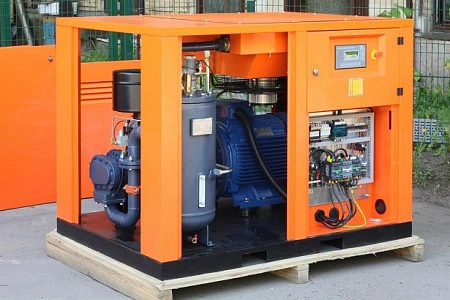 Станция компрессорная электрическая с частотным регулированием ЗИФ-СВЭ-13/1,0 ШМЧ