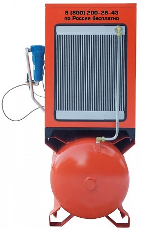 Станция компрессорная на ресивере с осушителем ЗИФ-СВЭ-2,2/1,3 ШМ  ОиР-900