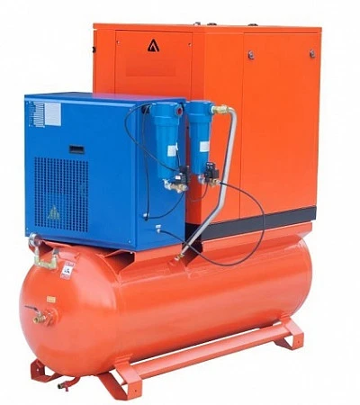 Станция компрессорная на ресивере с осушителем ЗИФ-СВЭ-2,2/1,3 ШМ  ОиР-900