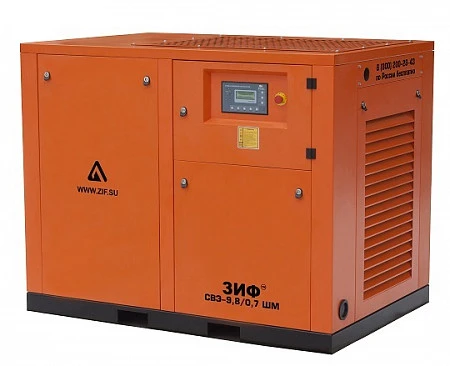 Станция компрессорная электрическая с частотным регулированием ЗИФ-СВЭ-6/1,0 ШМЧ